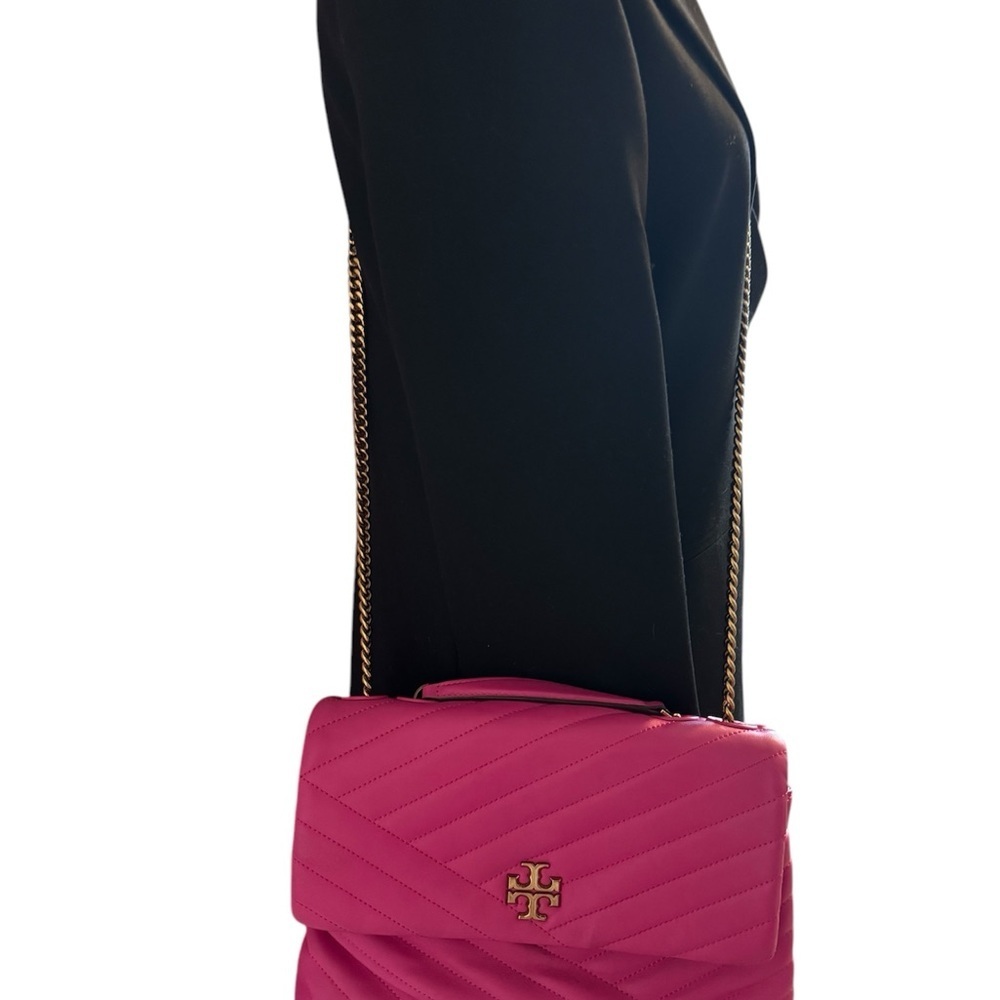 Tory Burch Pink Quilted Shoulder Bag | Good Condition - Picture 3 of 17